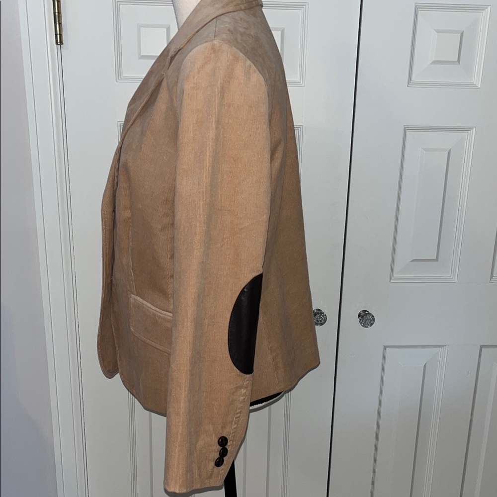 Talbots’s Women's Tan Corduroy Blazer - size 12